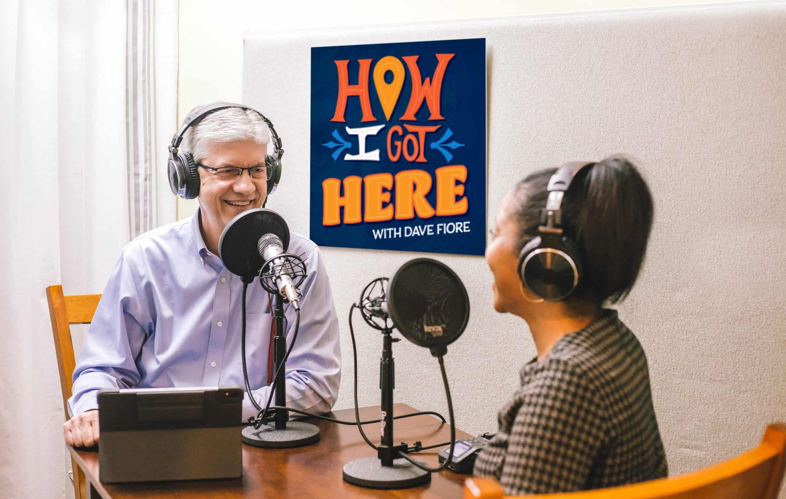 Dave and Jami record a podcast