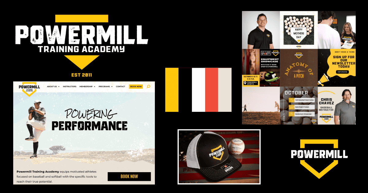 Powermill Training Academy Brand Identity