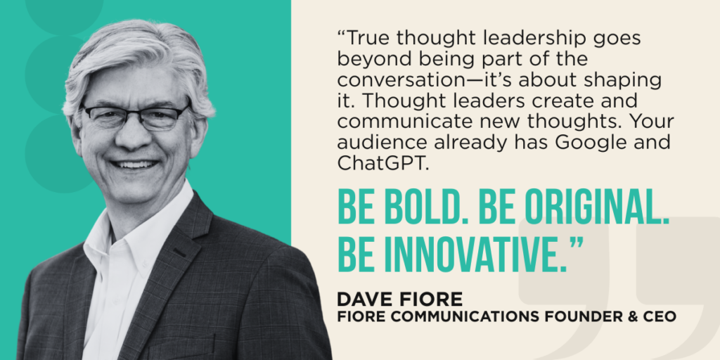How to Become a Thought Leader | Fiore Communications