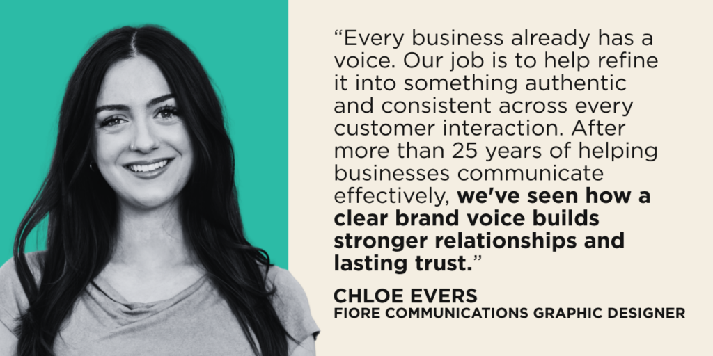 Brand Voice for Small Business: How to Maintain a Unified Tone Across All Platforms 1 Brand Voice for Small Business | Fiore Communications